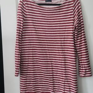 GAP Red and White Striped Dress